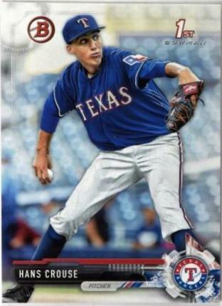 Hans Crouse #BD-33 Baseball Cards 2017 Bowman Draft