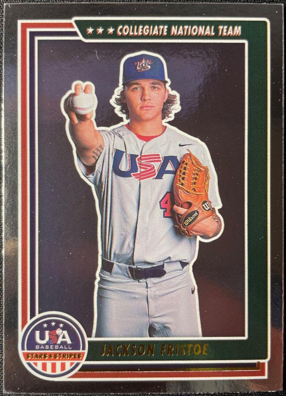 Jackson Fristoe #9 Baseball Cards 2022 Panini Stars & Stripes USA
