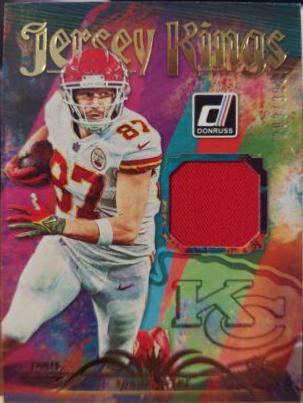 Travis Kelce #JK-24 Football Cards 2023 Panini Donruss Jersey Kings