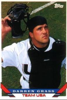 Darren Grass #101T Baseball Cards 1993 Topps Traded