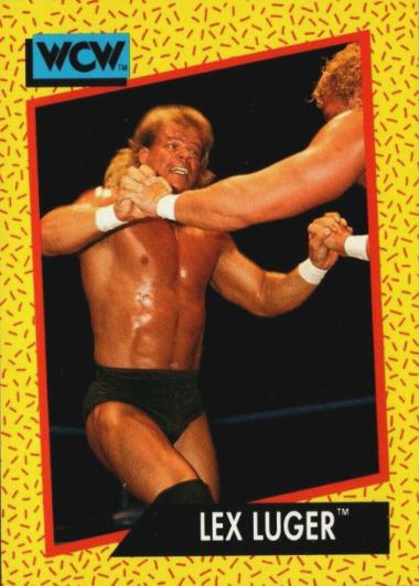 Lex Luger #17 Wrestling Cards 1991 Impel WCW