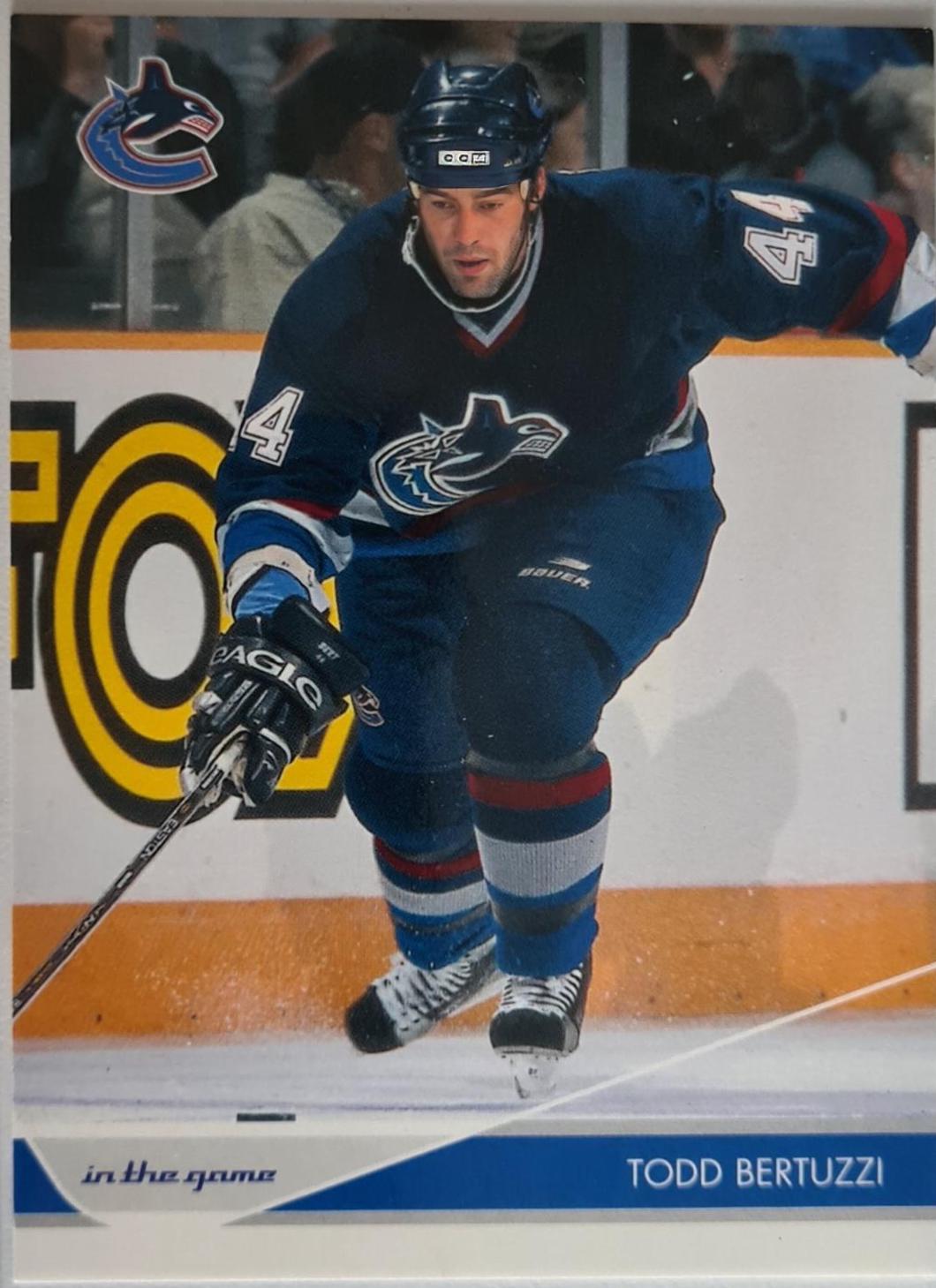 Todd Bertuzzi #97 Hockey Cards 2001 Upper Deck Victory