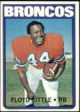 Floyd Little #50 Football Cards 1972 Topps
