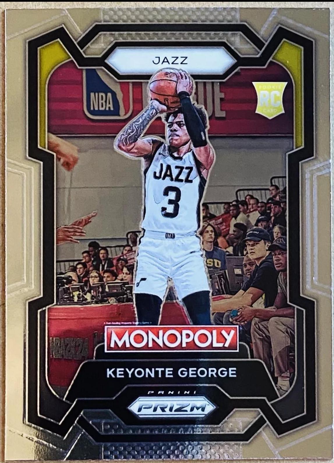 Keyonte George #87 Basketball Cards 2023 Panini Prizm Monopoly