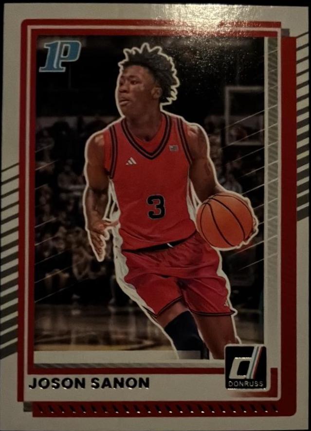 Joson Sanon #50 2025-26 Donruss Basketball