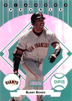 Barry Bonds #DP15 Baseball Cards 2001 Stadium Club Diamond Pearls