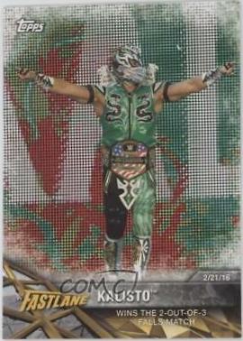 Kalisto #25 Wrestling Cards 2017 Topps WWE Road To Wrestlemania