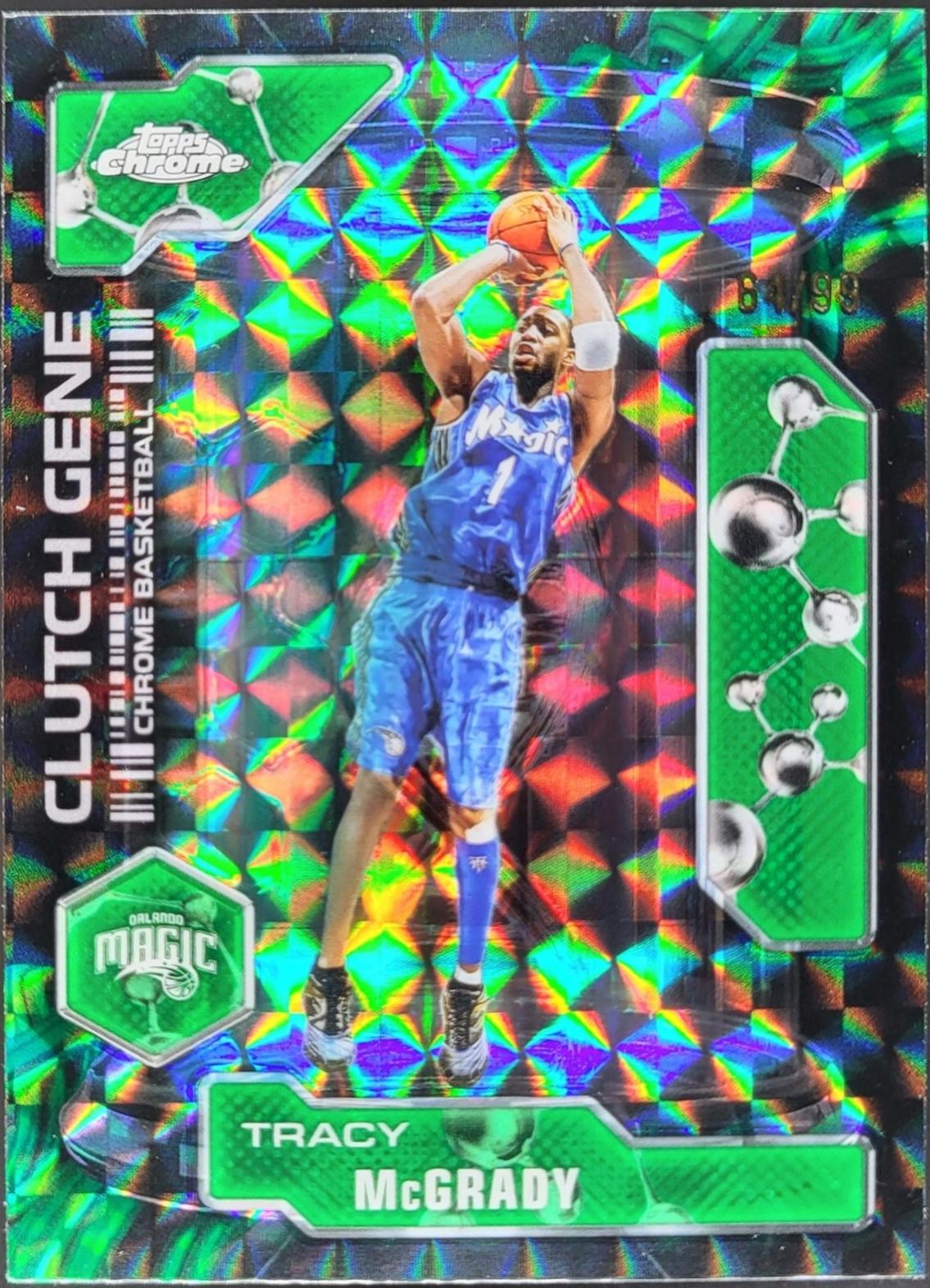 Tracy McGrady [Refractor Green Geometric] #CG-24