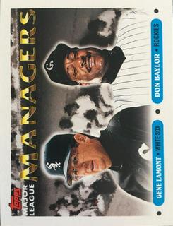 Gene Lamont / Don Baylor