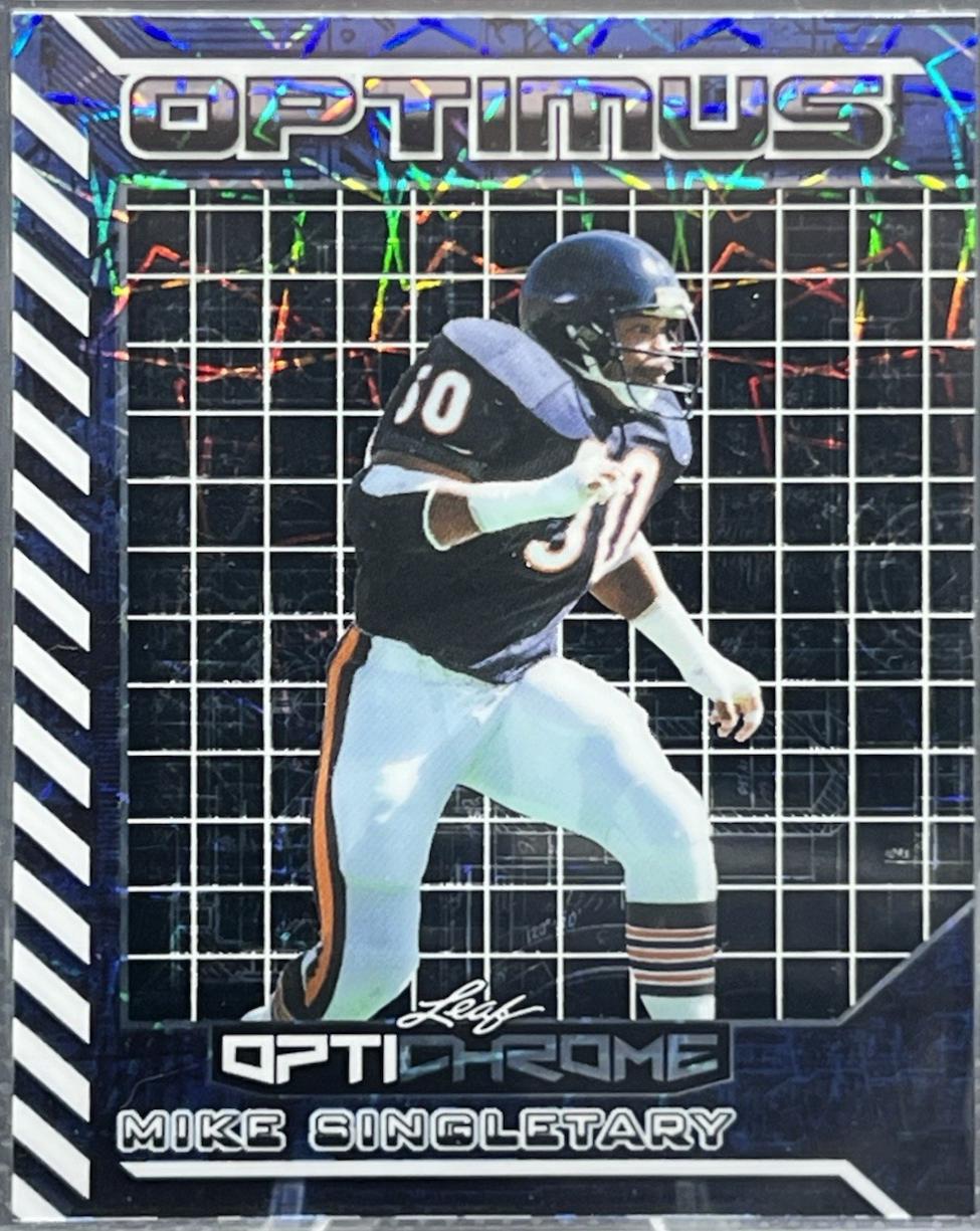 Mike Singletary #OB-37 2025 Leaf Optichrome Optimus Football