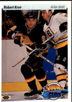 Robert Kron #528 Hockey Cards 1990 Upper Deck French