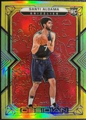 Santi Aldama [Red Yellow Green Flood] #193 Prices | 2021 Panini