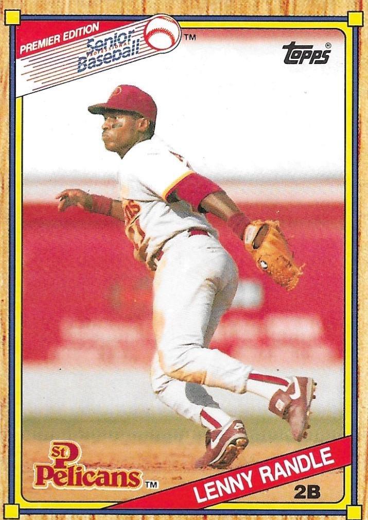 Lenny Randle #38 Baseball Cards 1989 Topps Senior League