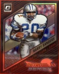 Barry Sanders #1 Football Cards 2023 Panini Donruss Optic Retro Series