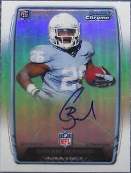 Giovani Bernard #GB 2013 Bowman Chrome Rookie Autograph Football