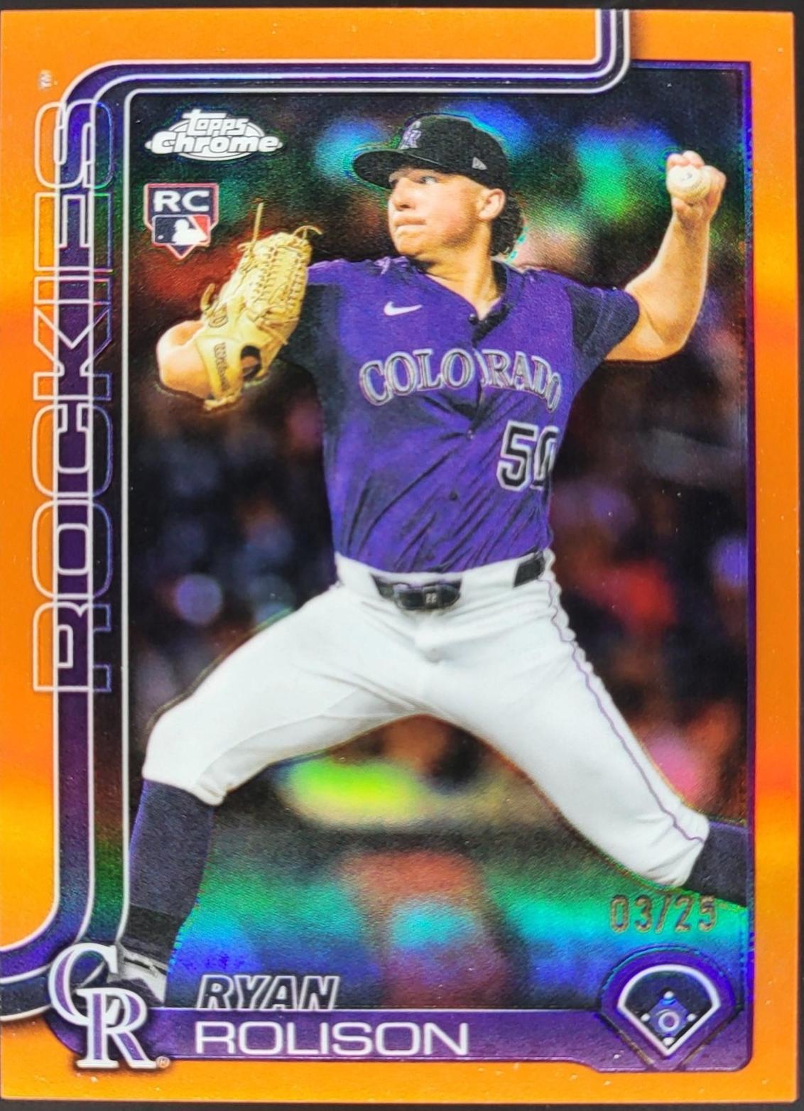 Ryan Rolison [Orange Refractor] #USC123 Prices | 2025 Topps Chrome ...