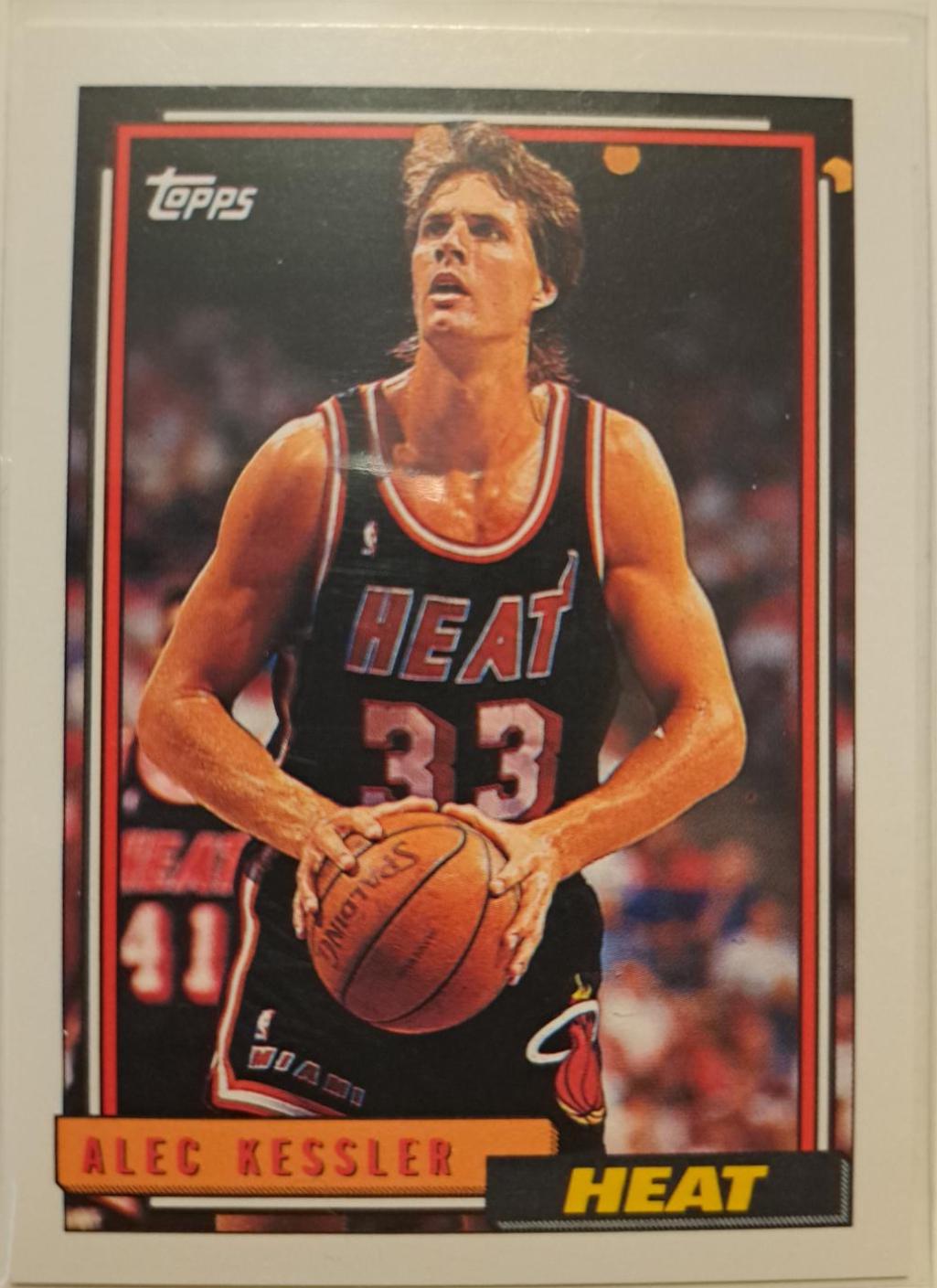 Alec Kessler #31 Basketball Cards 1992 Topps