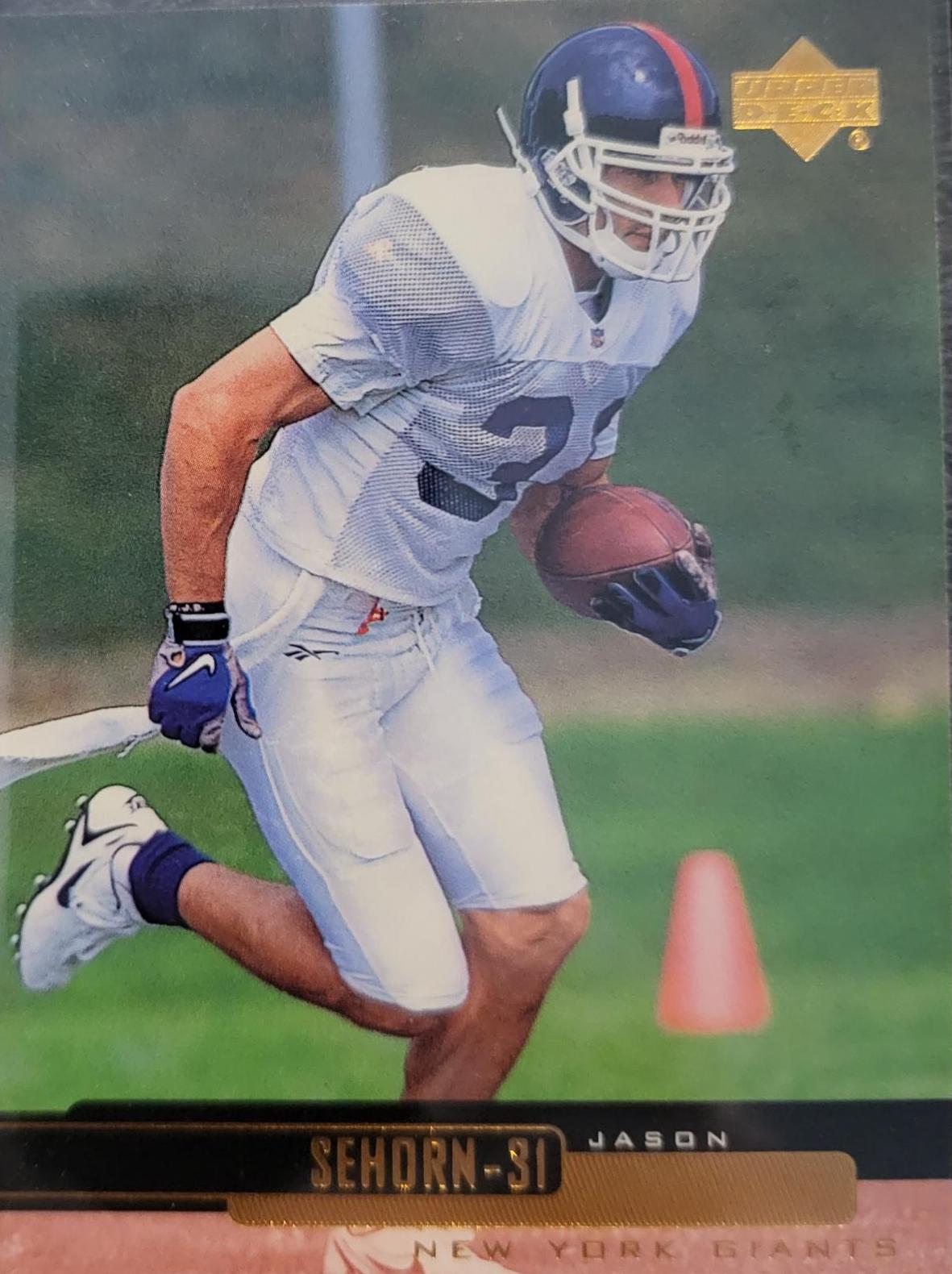 Jason Sehorn #141 Football Cards 1999 Upper Deck