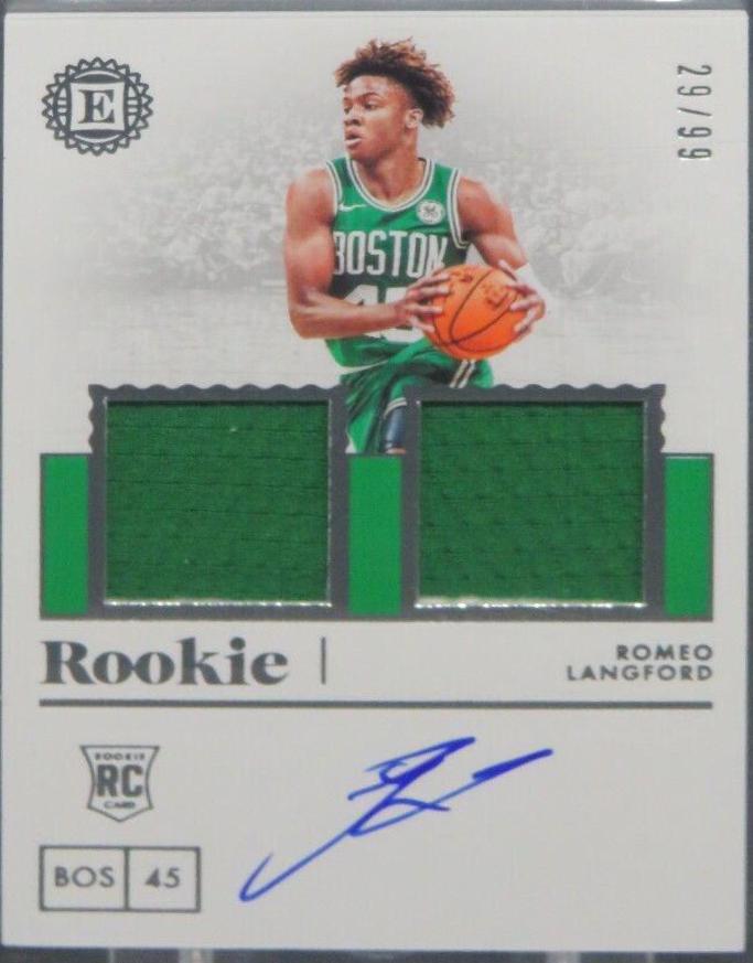 Romeo Langford #197 2019-20 Panini Encased Basketball