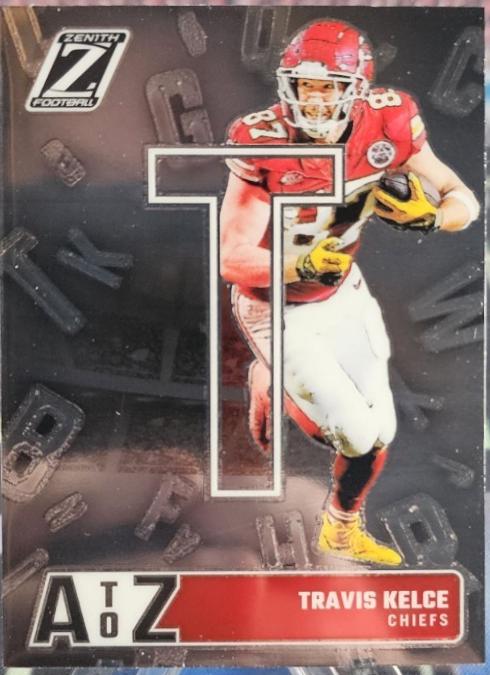 Travis Kelce #20 Football Cards 2024 Panini Zenith A to Z