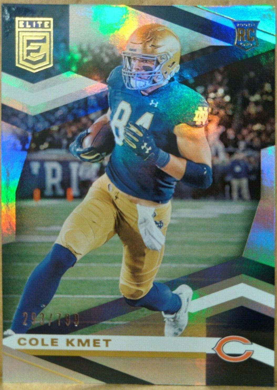 Cole Kmet #121 Football Cards 2020 Panini Donruss Elite