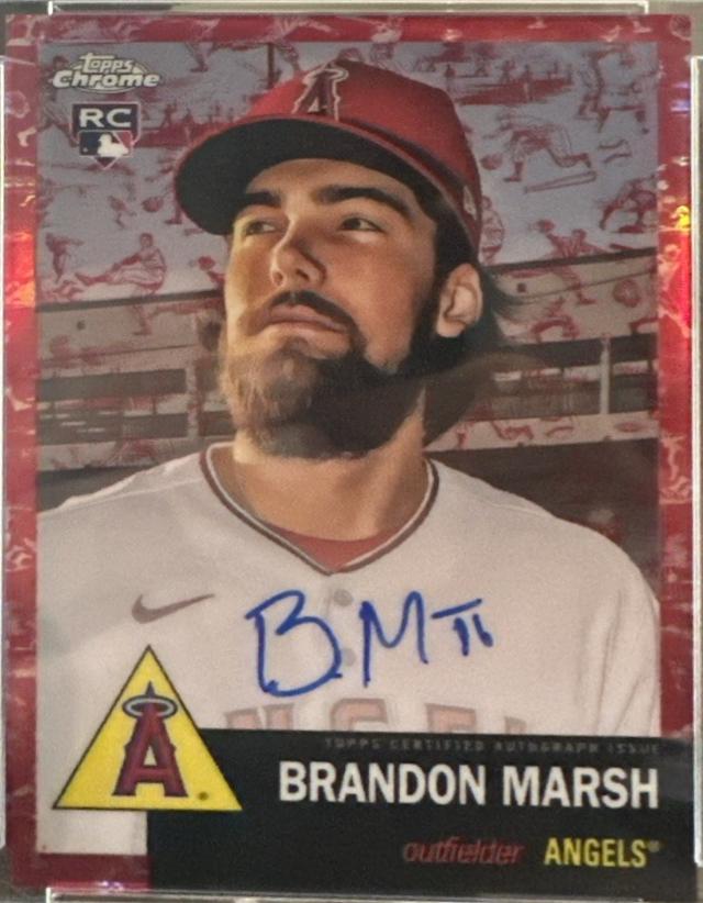 Brandon Marsh [Toile Cream Red Refractor] #CPA-BMA