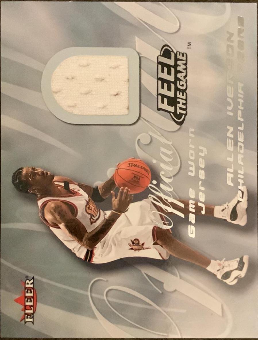 Allen Iverson Basketball Cards 2000 Fleer Feel the Game