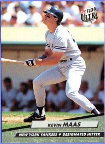 Kevin Maas #104 Baseball Cards 1992 Ultra