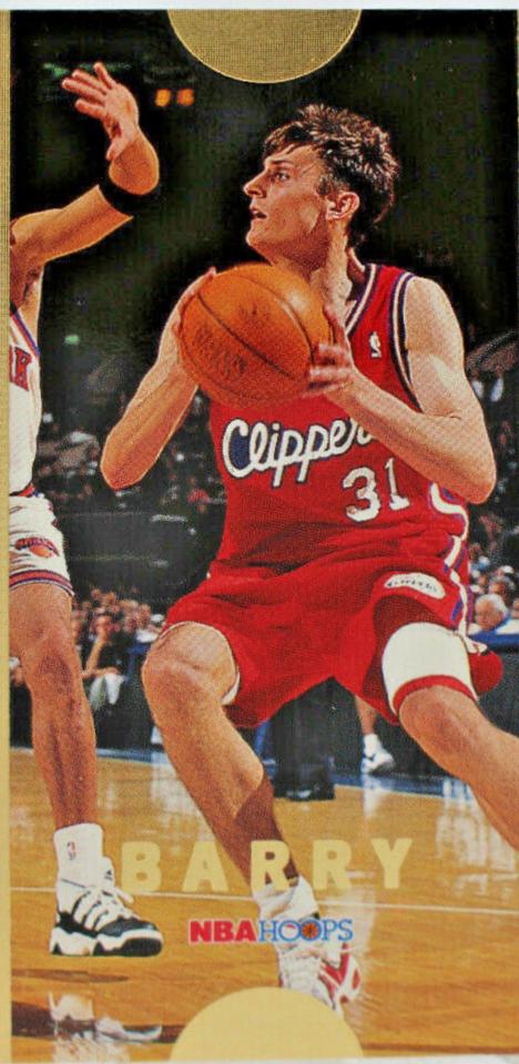 Brent Barry #3 1996 Hoops Rookie Headliners Basketball