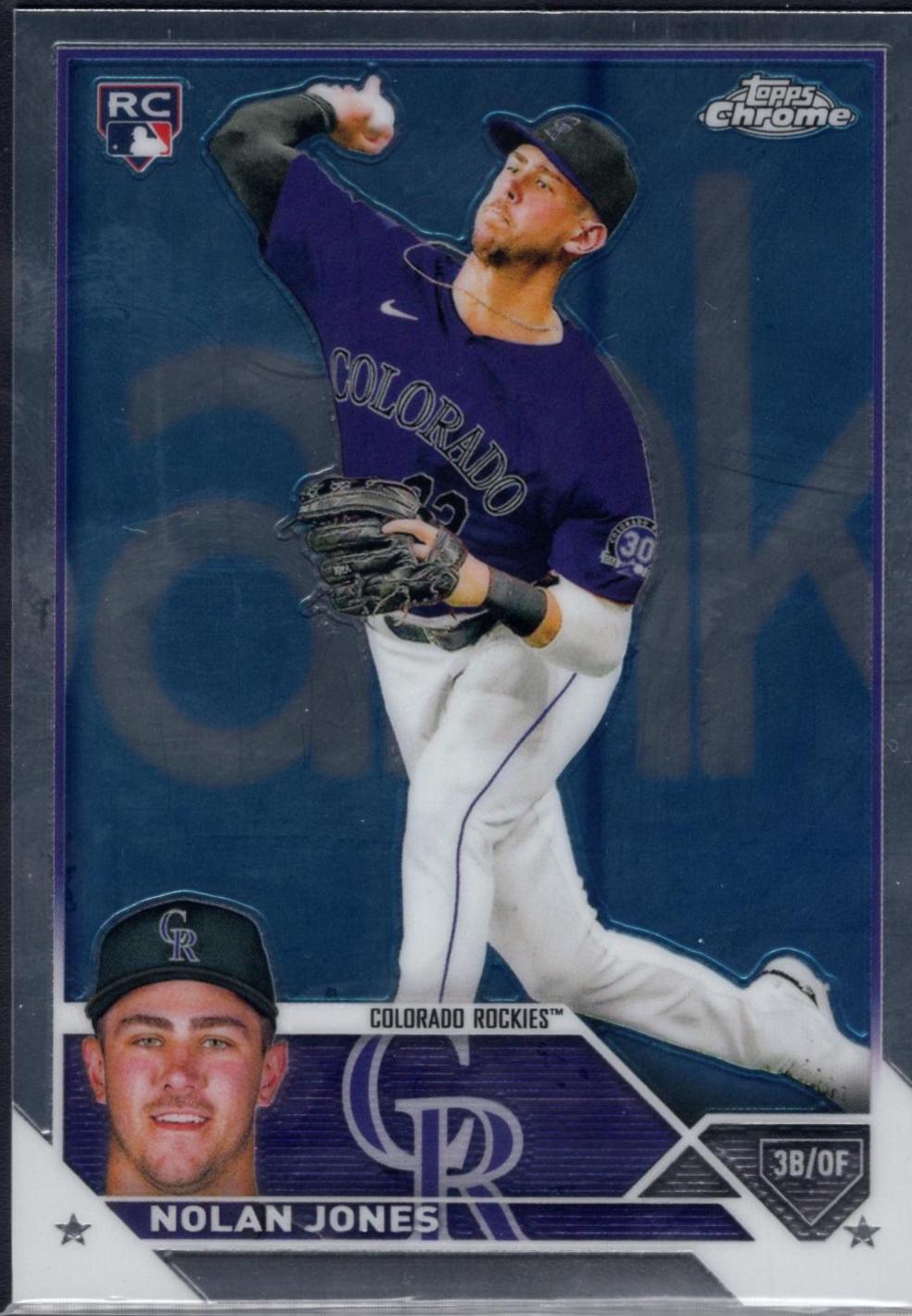 Nolan Jones #43 Baseball Cards 2023 Topps Chrome