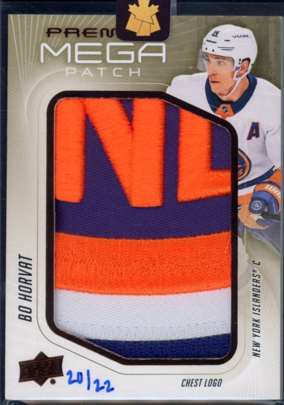 Bo Horvat #PMP-BH 2024-25 Upper Deck Premier Hockey Mega Patch
