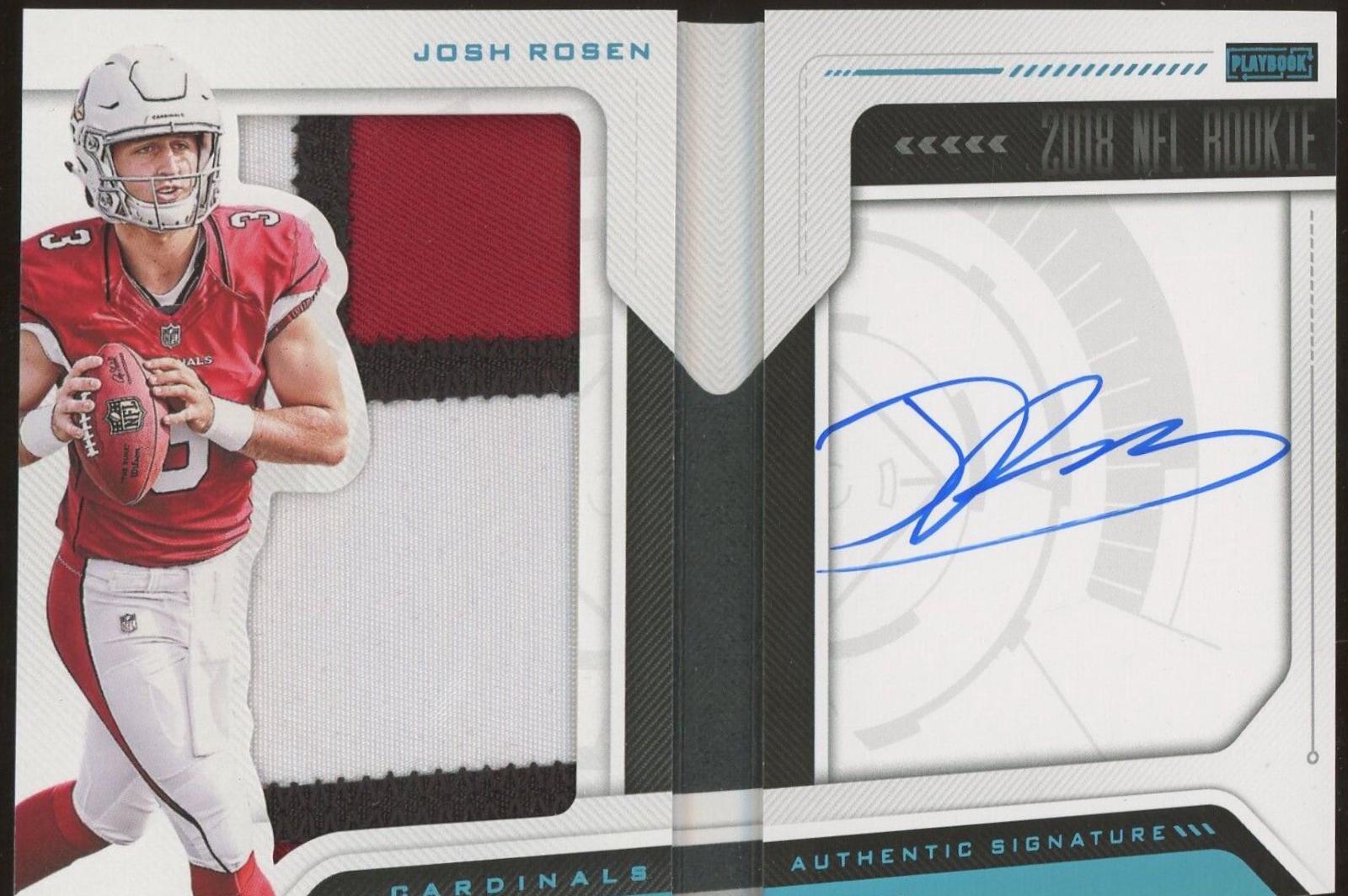 Josh Rosen [Signature Platinum] #147 Prices | 2018 Panini Playbook ...