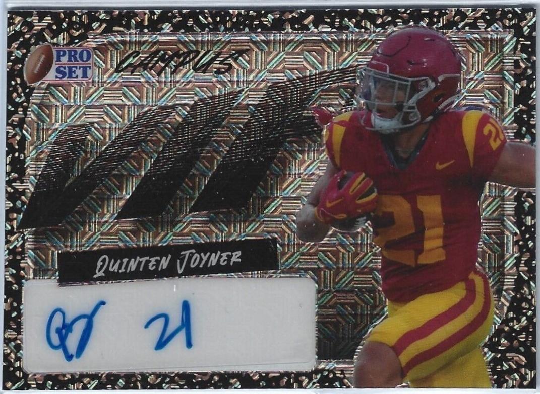 Quinten Joyner #VIP-QJ1 2023 Pro Set Metal Campus Vip Autograph Football