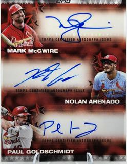 Nolan Arenado / Paul Goldschmidt / Mark McGwire