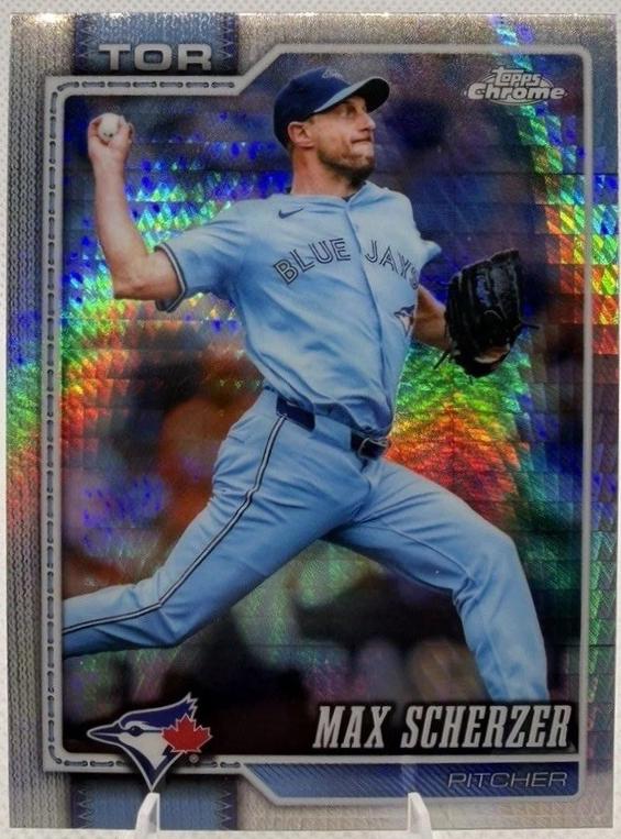 Max Scherzer [Prism Refractor] (2026 Topps Chrome)