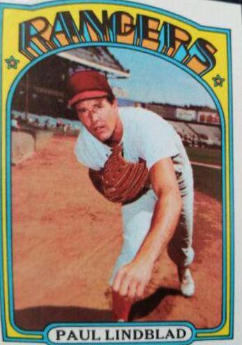 Paul Lindblad #396 Baseball Cards 1972 Topps