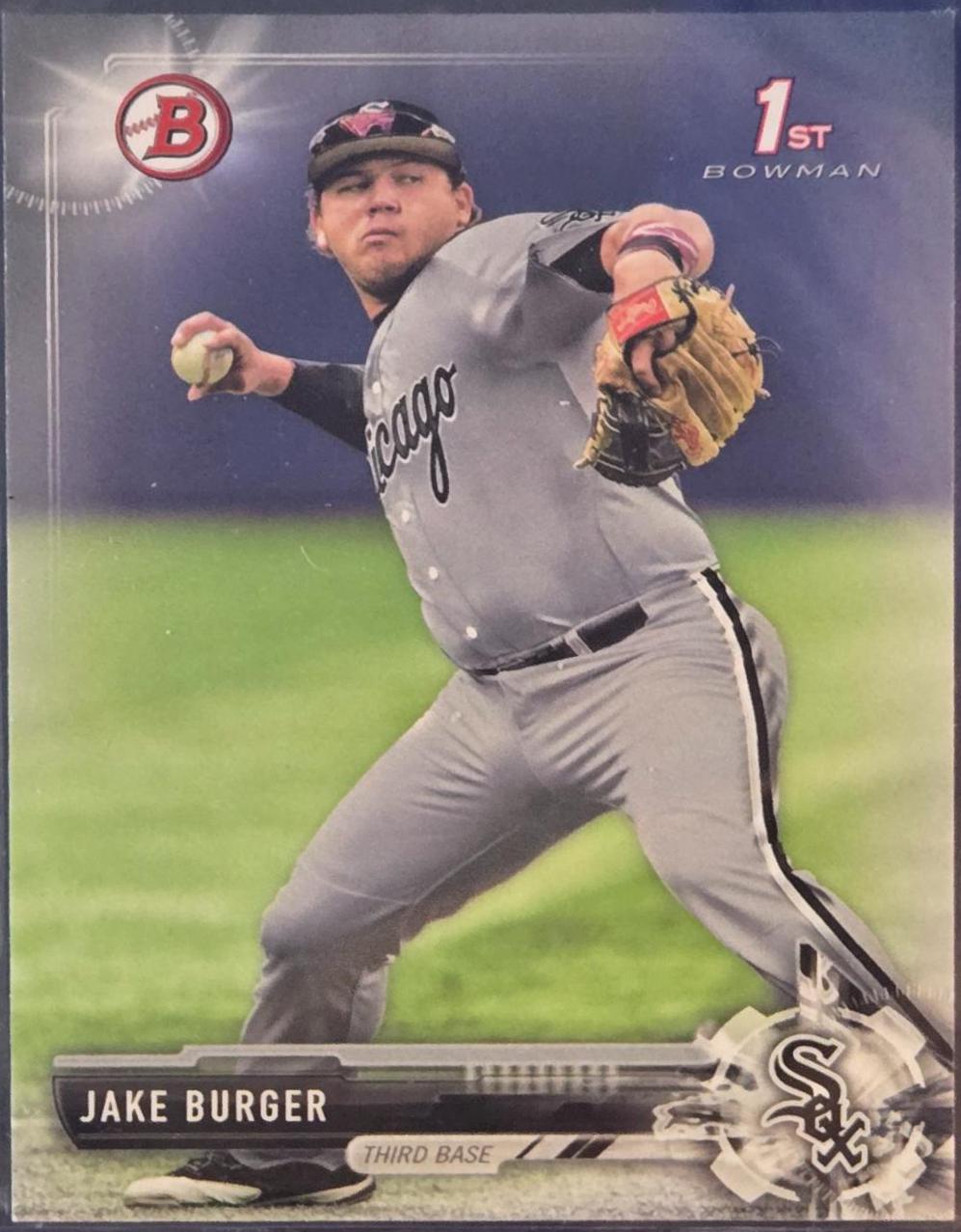 Jake Burger #BD-177 Baseball Cards 2017 Bowman Draft