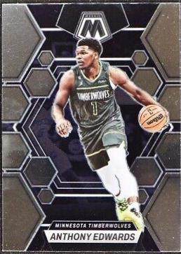 Anthony Edwards #26 Basketball Cards 2022 Panini Mosaic