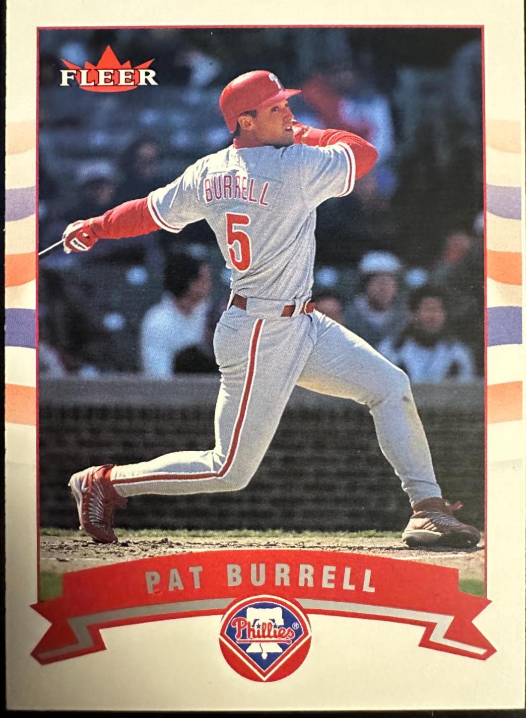 Pat Burrell #73 Baseball Cards 2002 Fleer