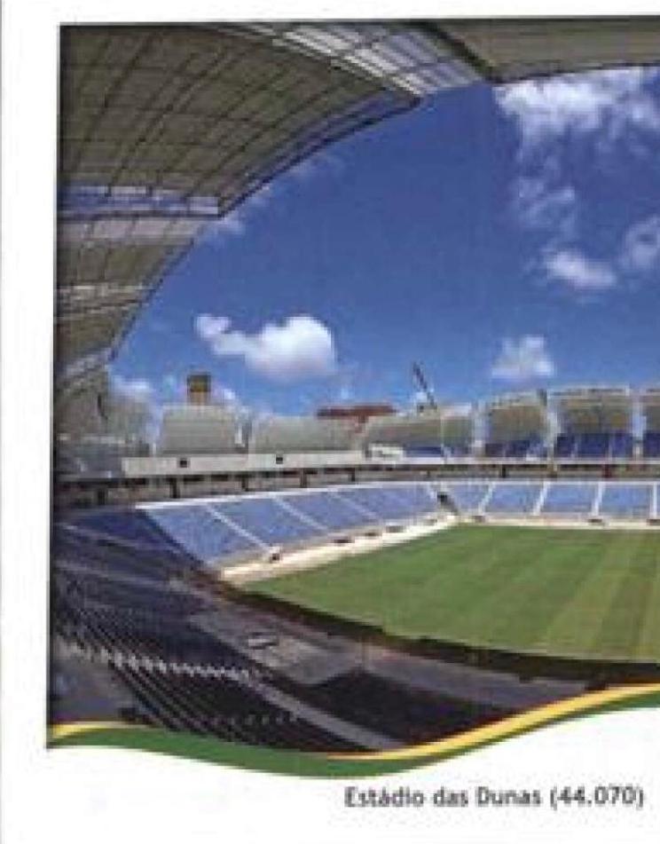 Estadio Das Dunas #20 Soccer Cards 2014 Panini World Cup Stickers