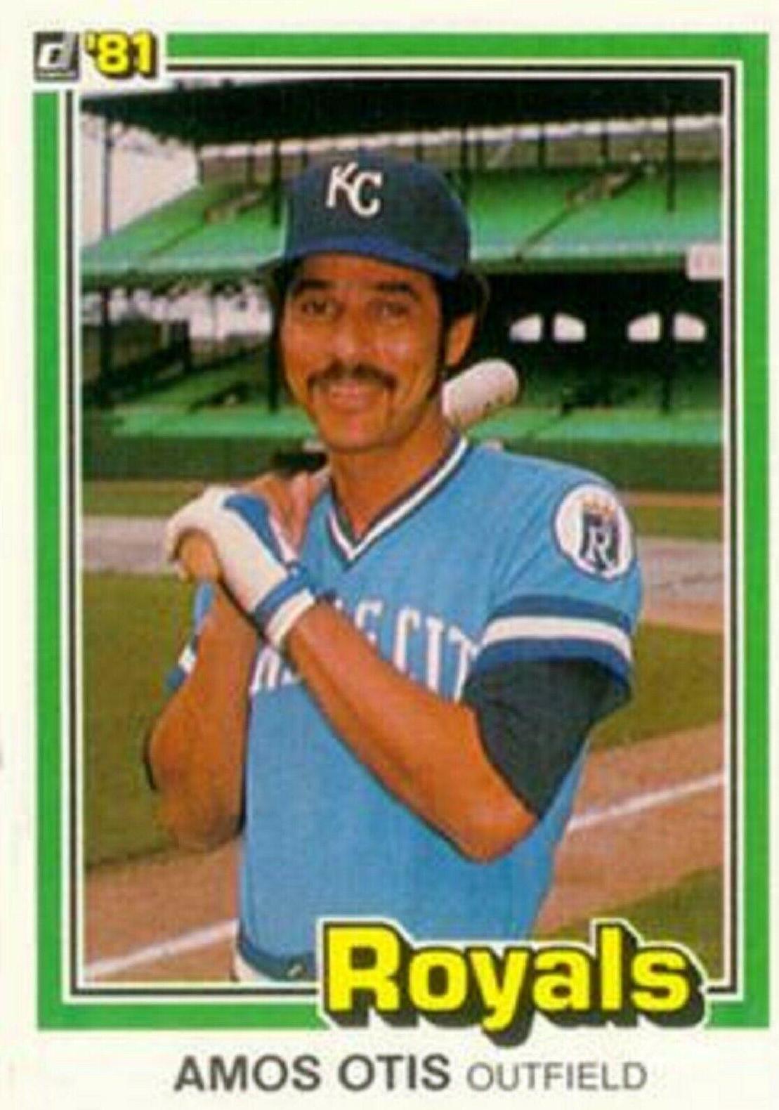 Amos Otis #104 1981 Donruss Baseball
