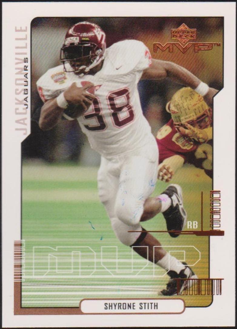 Shyrone Stith #215 Football Cards 2000 Upper Deck MVP