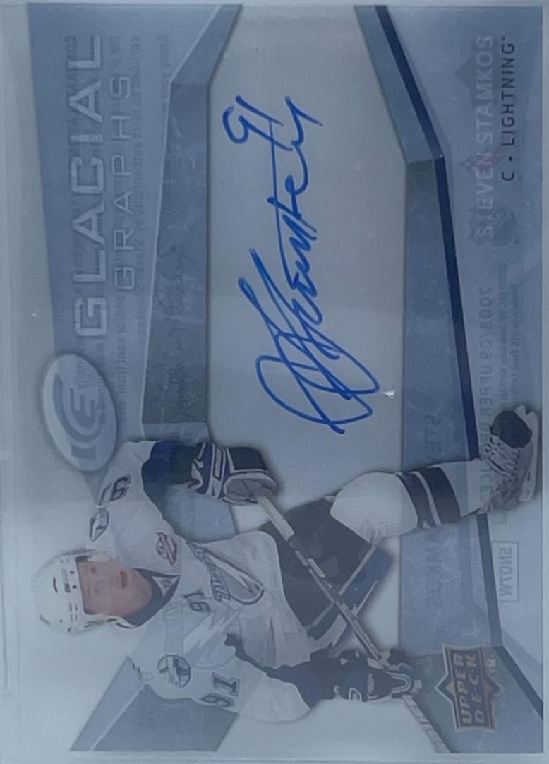Steven Stamkos #GG-SS 2008 Upper Deck Ice Glacial Graphs Hockey