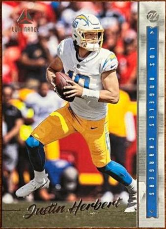Justin Herbert #55 2022 Panini Luminance Football