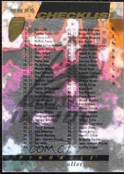 Checklist #81 1997 Pinnacle Inside WNBA