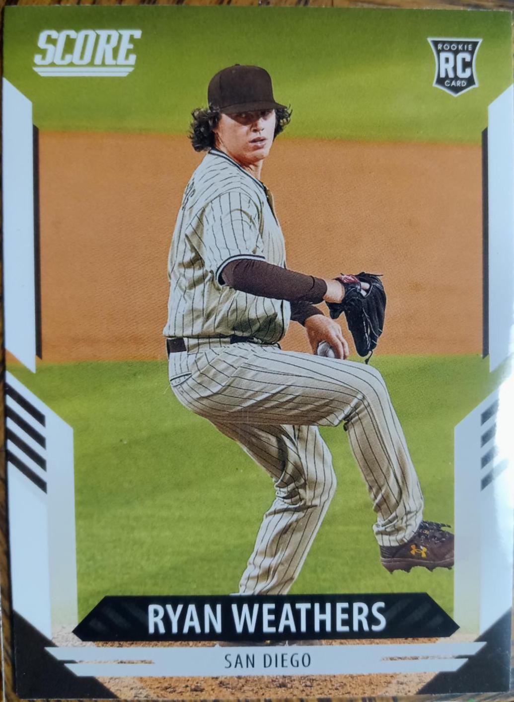 Ryan Weathers #1 Baseball Cards 2021 Panini Chronicles Score