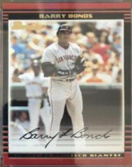 Barry Bonds #73 Baseball Cards 2002 Bowman