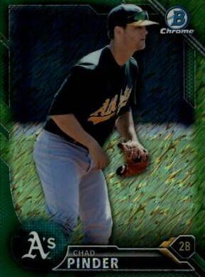 Chad Pinder [Green Shimmer Refractor] #BCP-139