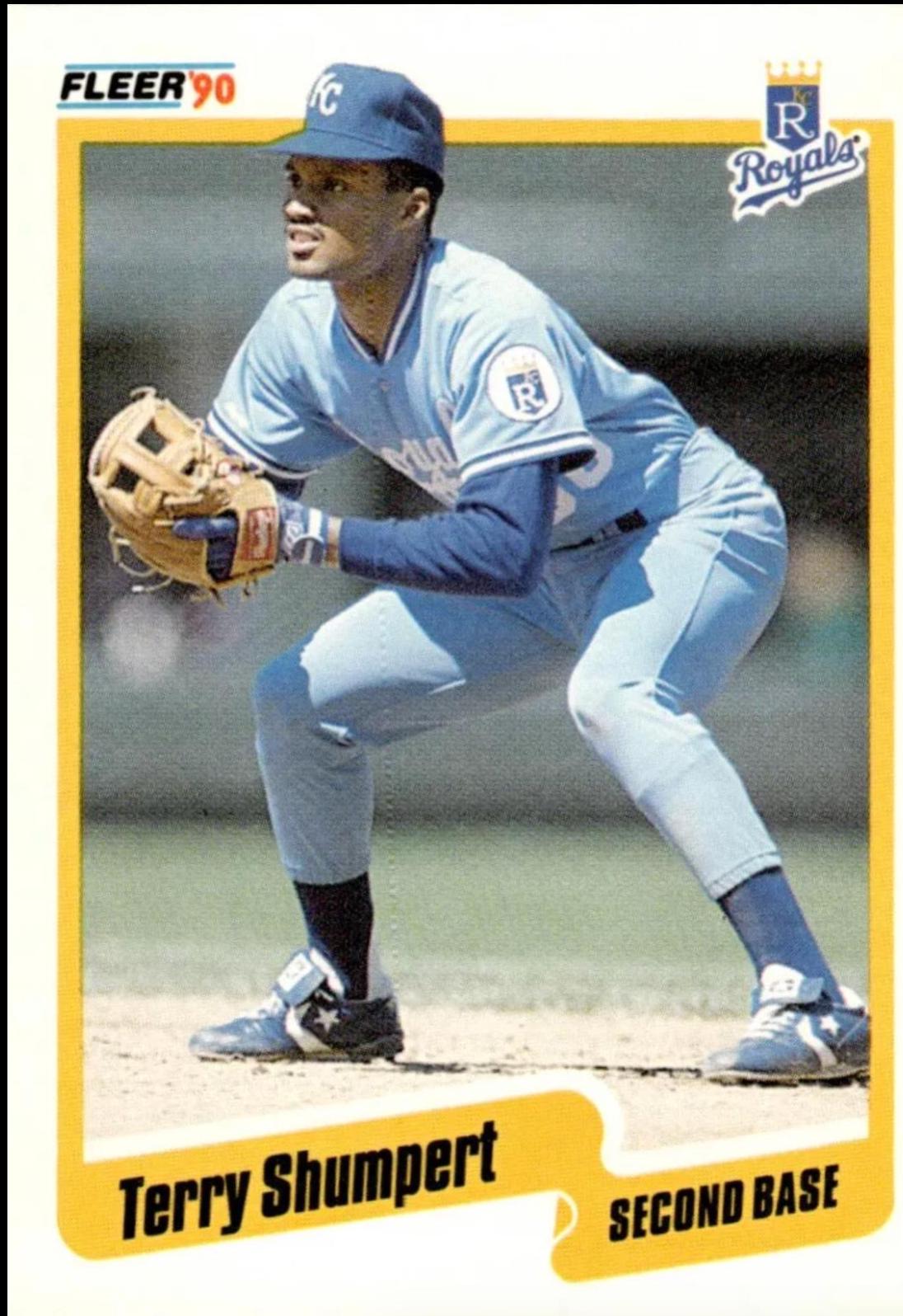 Terry Shumpert #U-104 Baseball Cards 1990 Fleer Update