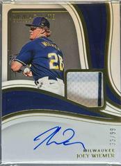 Joey Wiemer #5 Baseball Cards 2023 Panini Immaculate Material Autograph Prices